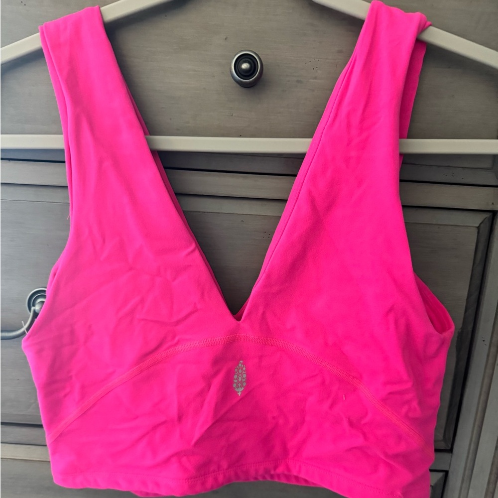 Free people Vibrant Pink Sports Bra/tank